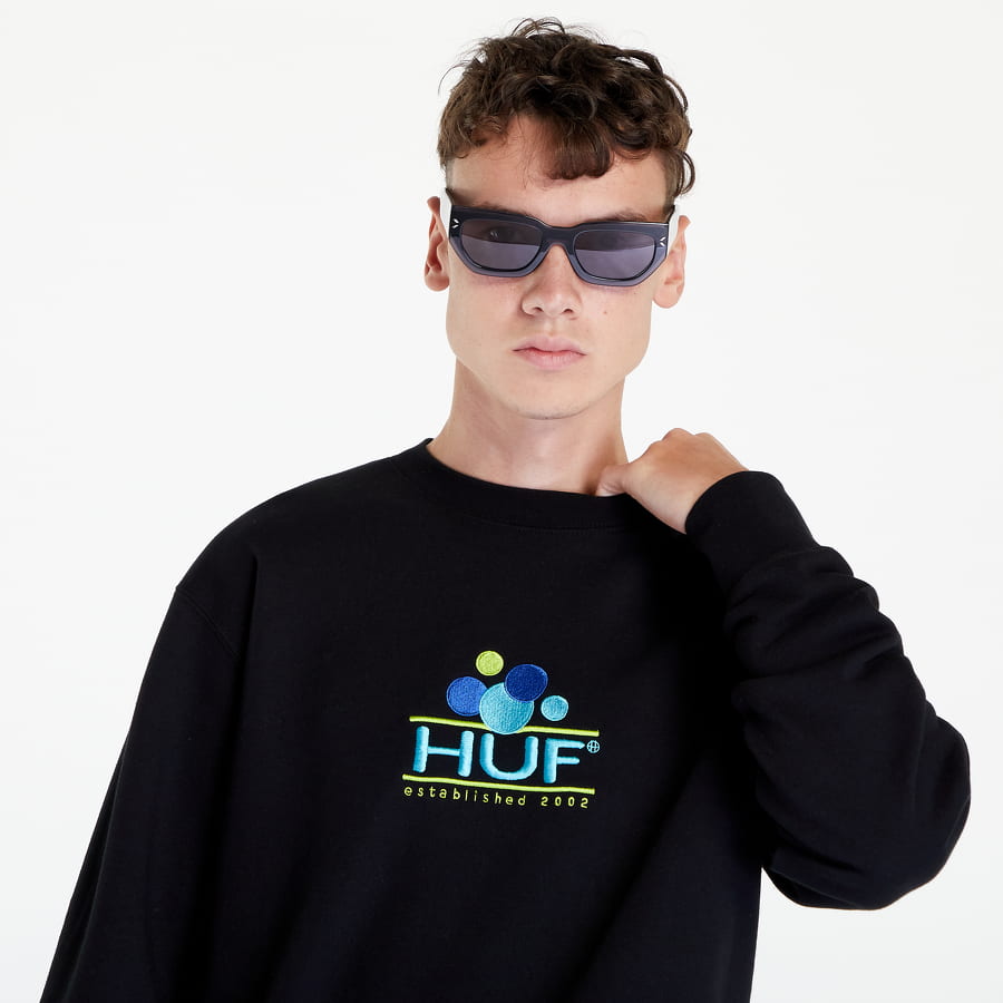 Tričko HUF Fun Crew Čierna | PF00464 BLACK, 1