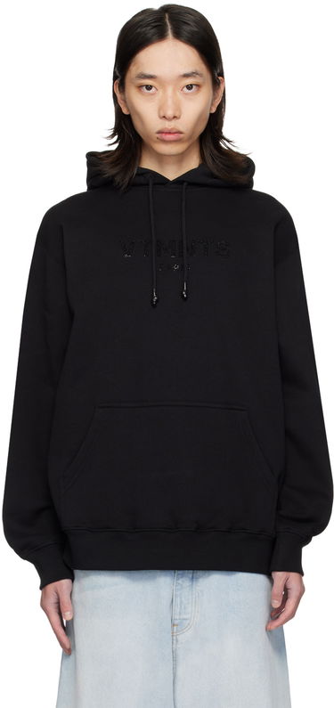 Mikina VETEMENTS Crystal Logo Hoodie Čierna | VL22HD300B, 0