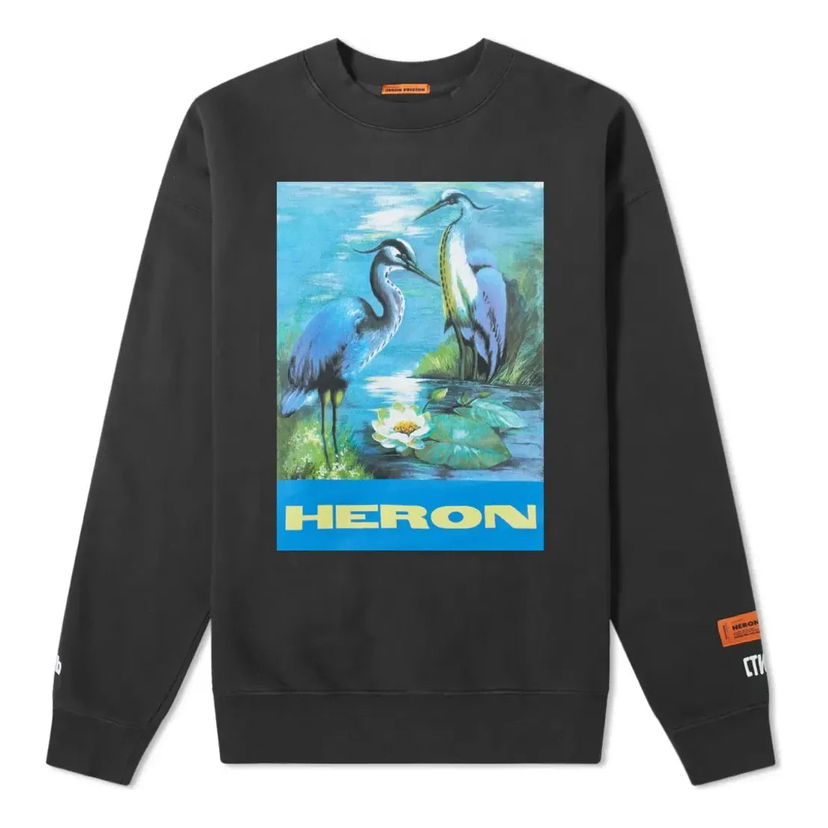 Sveter HERON PRESTON Heron Preston Crew Sweatshirt Čierna | HMBA003F198080010488