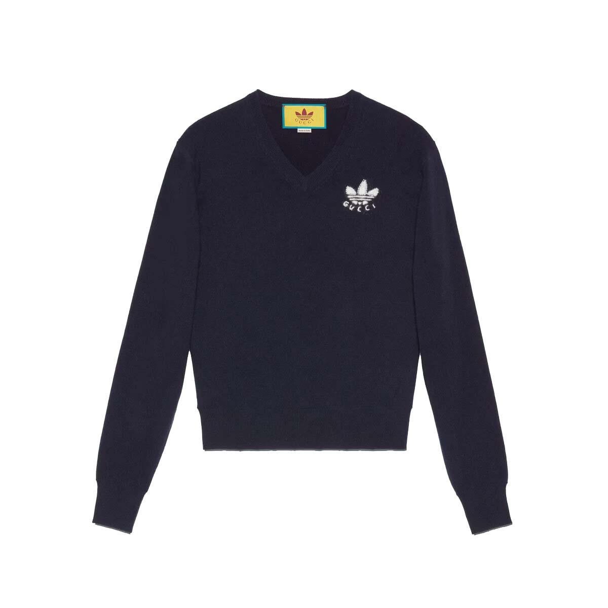 Sveter Gucci adidas x Wool Sweater Navy Navy | 700445 XKCH9 4215, 0