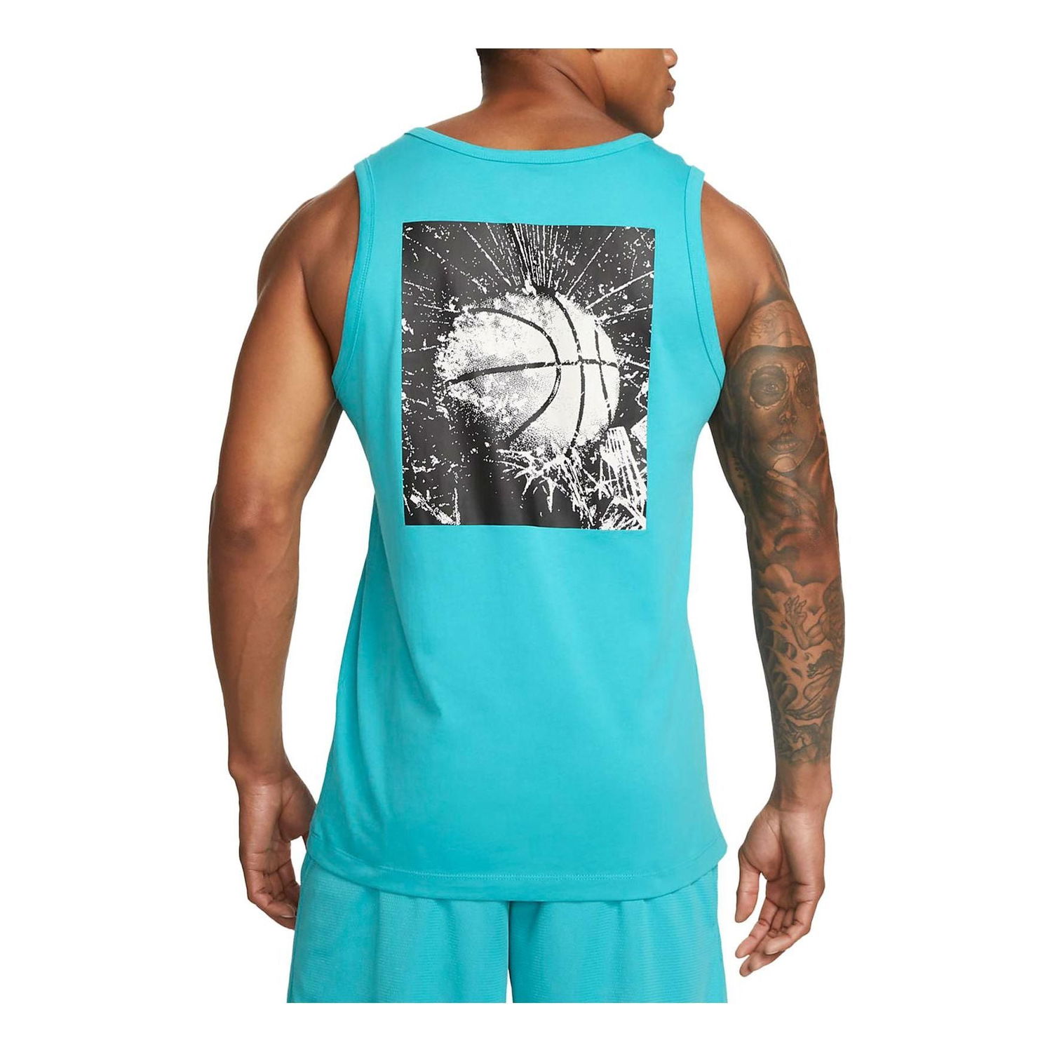 Tielko Nike Basketball Graphic Print Tank Top Modrá | FJ2301-367, 0