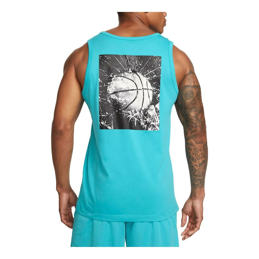 Tielko Nike Basketball Graphic Print Tank Top Modrá | FJ2301-367