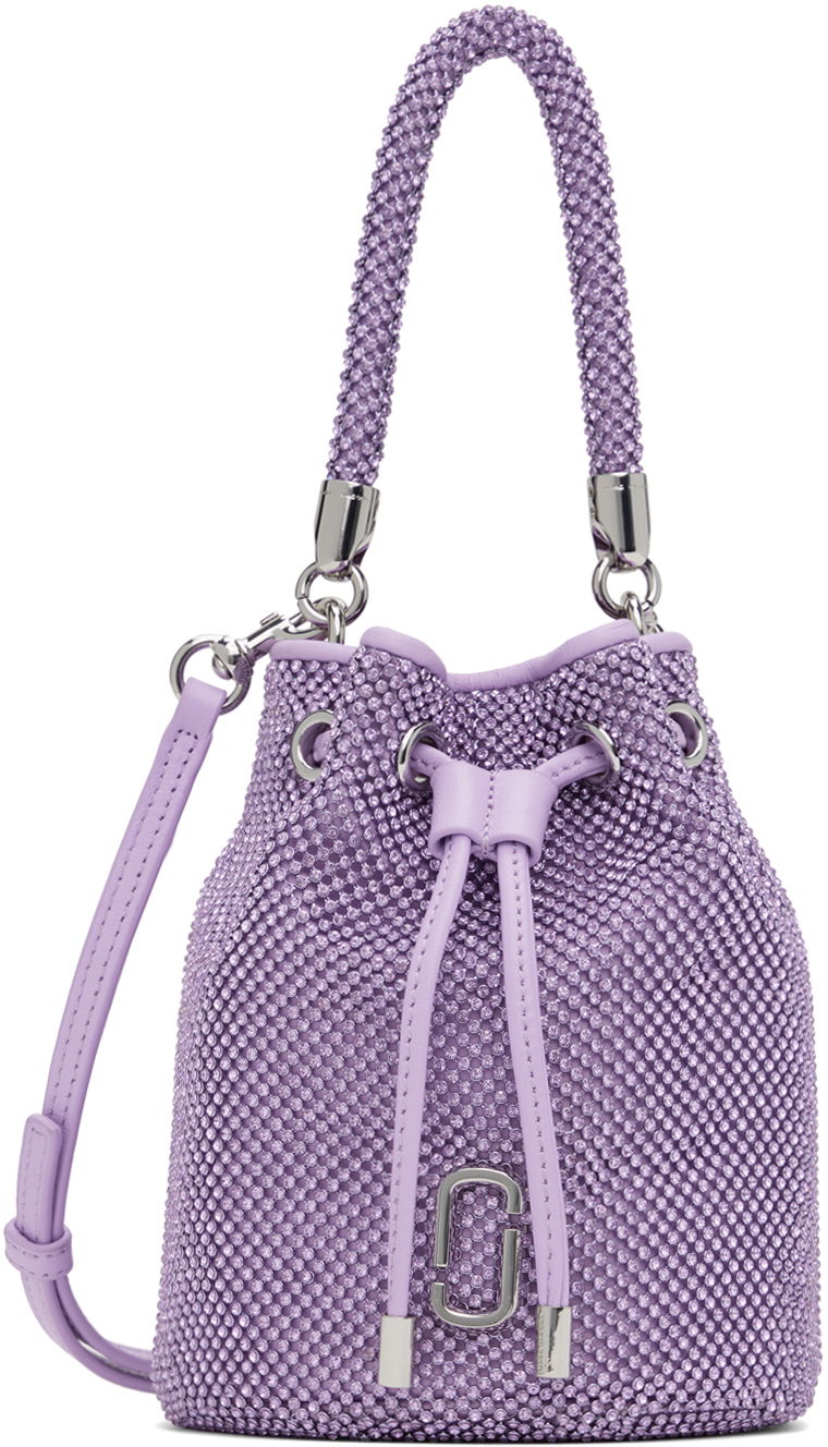 Kabelka Marc Jacobs Marc Jacobs Rhinestone Mini Bucket Bag Fialová | 2P4HCR017H03, 0