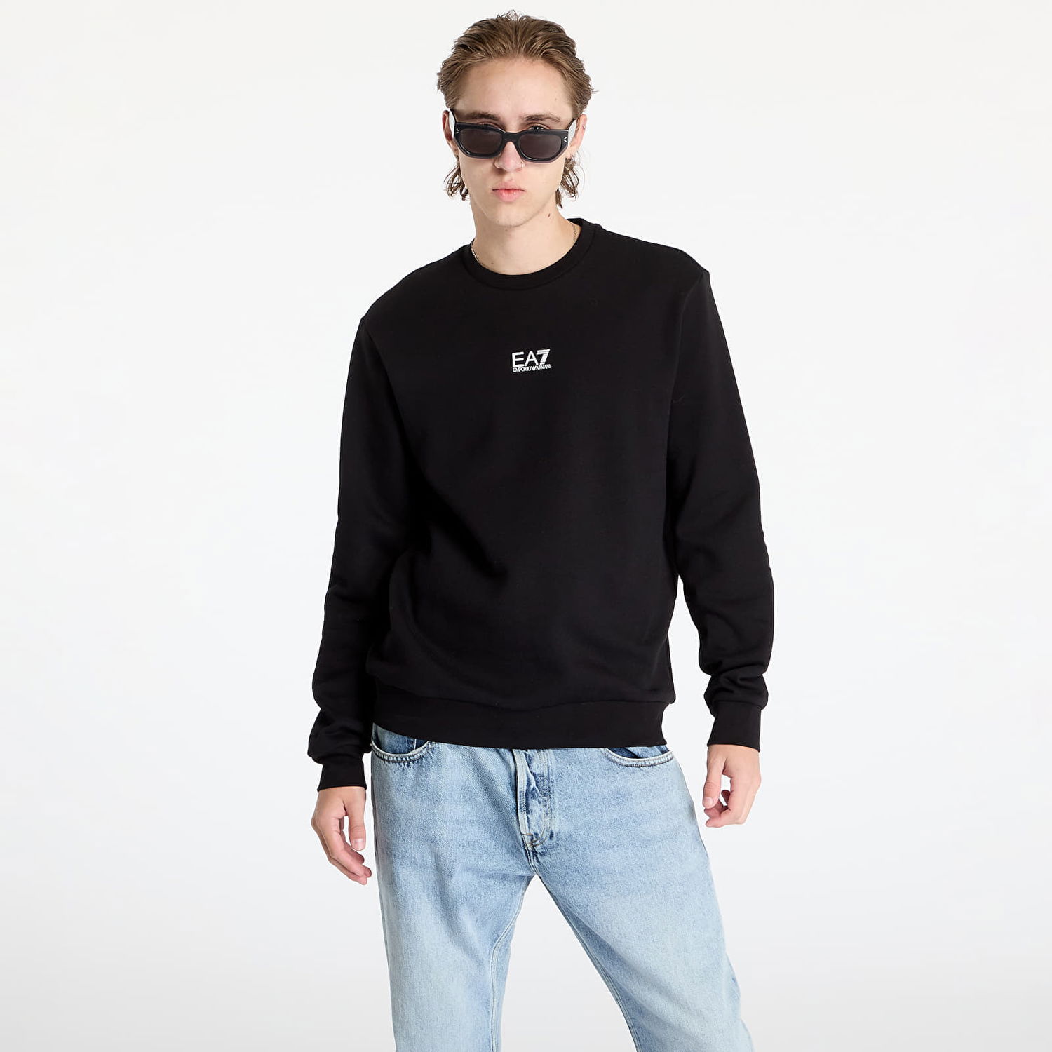 Mikina Emporio Armani Sweatshirt EA7 Sweatshirt Black XL Čierna | 8NPM34PJVTZ1200, 0