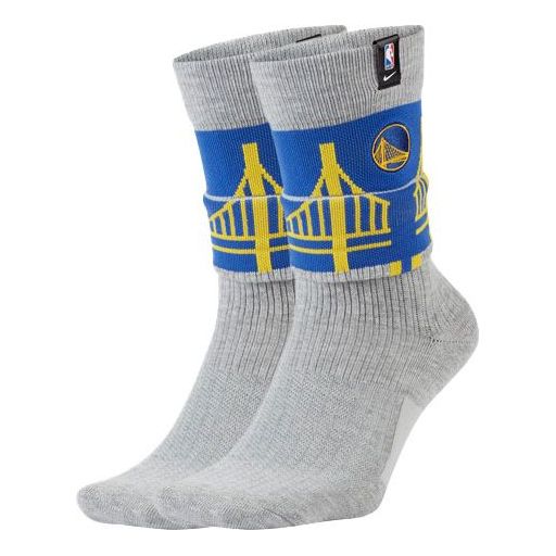 Ponožky Nike Golden State Warriors Courtside NBA Socks Šedá | CK6896-063