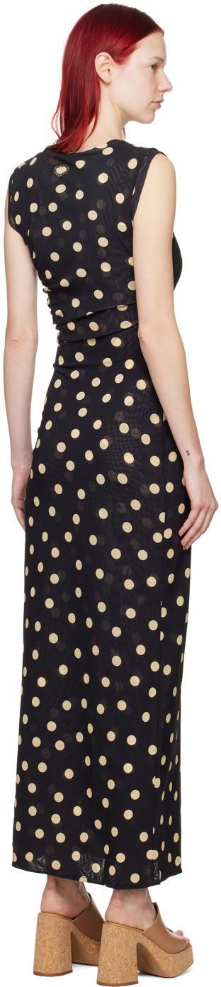 Šaty Stella McCartney Stella McCartney Polka Dot Maxi Dress Čierna | 6J02943SPY93, 2