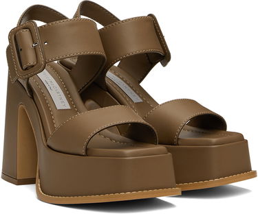 Tenisky a topánky Stella McCartney Skyla Buckled Platform Sandals Hnedá | 810394AP0AL0, 3