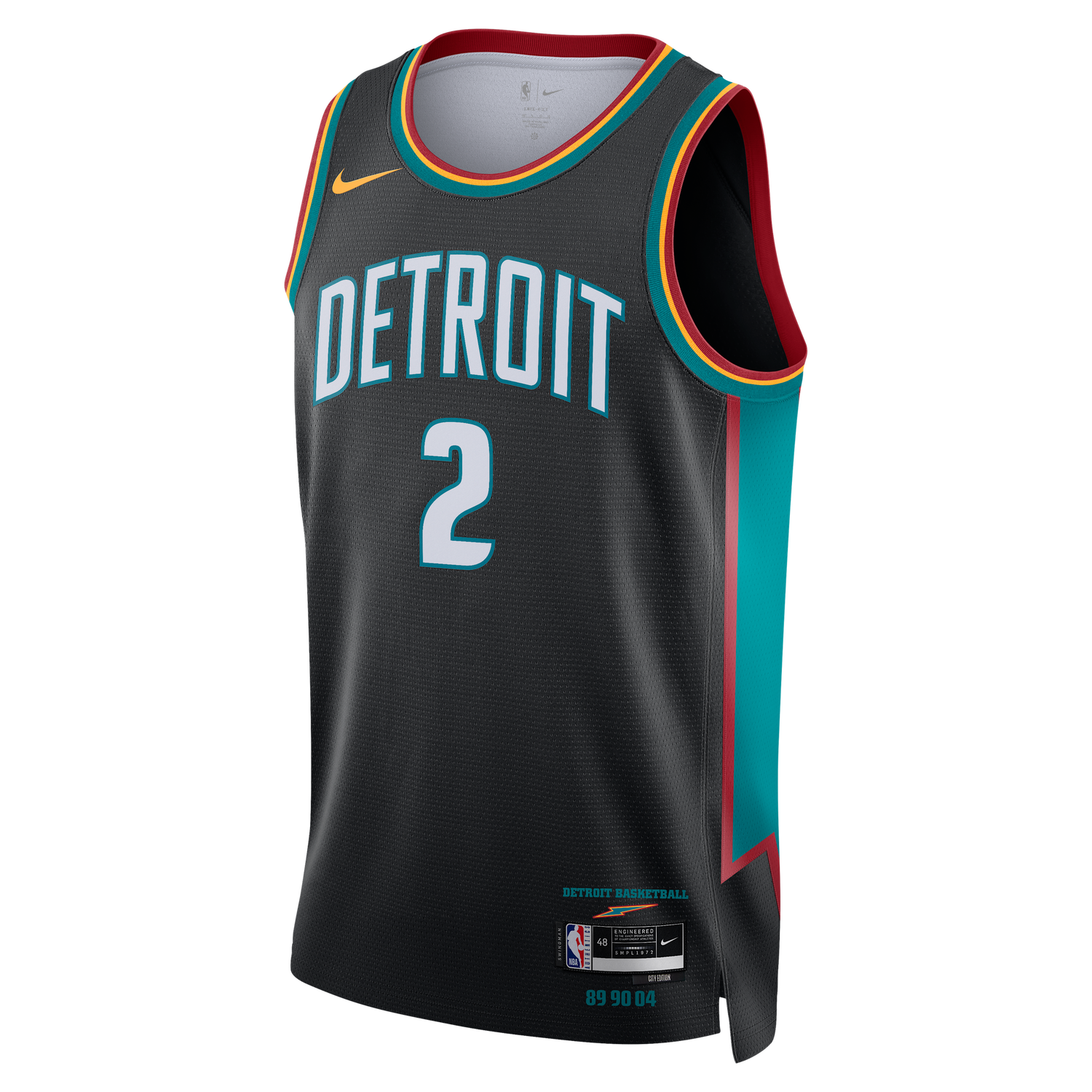 Dres Nike Cade Cunningham Detroit Pistons City Edition NBA Swingman Jersey Rôznofarebný | HM5980-018, 0