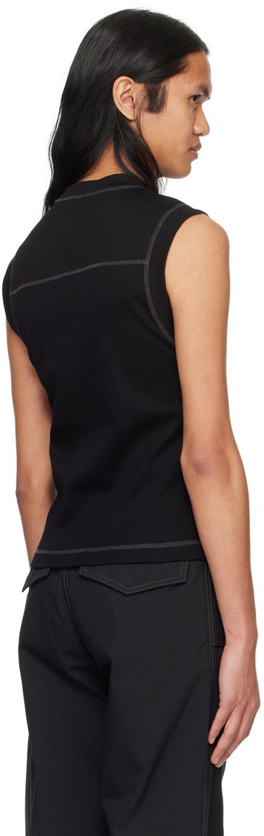 Tielko Dion Lee Fitted Tank Top Čierna | C3177PS24, 2