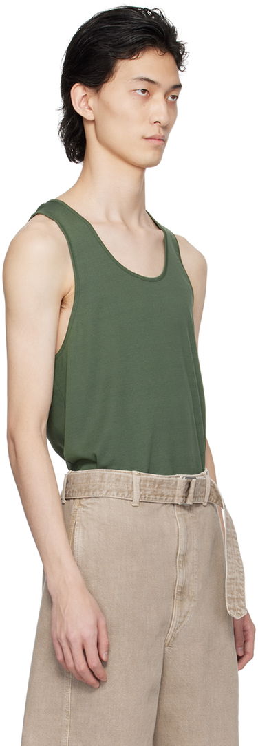 Tielko LEMAIRE Scoop Neck Tank Top Zelené | TO1180 LJ1016, 1