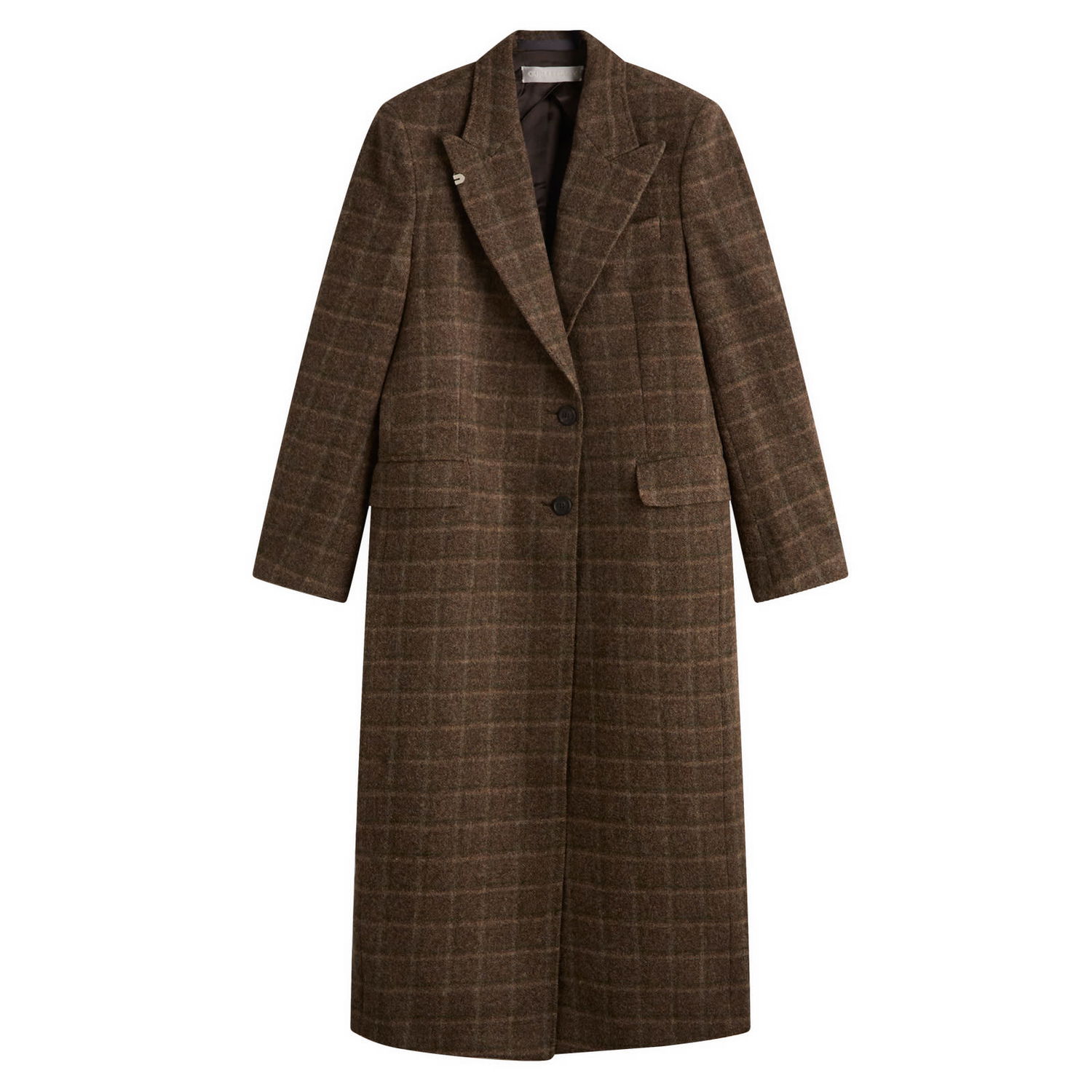 Kabáty OUR LEGACY Our Legacy Manta Coat Dorf Check Hnedá | W4251MD, 1