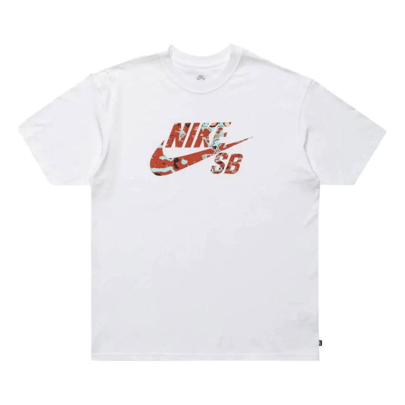 Tričko Nike SB Skateboarding Print T-Shirt Biela | FJ1148-100
