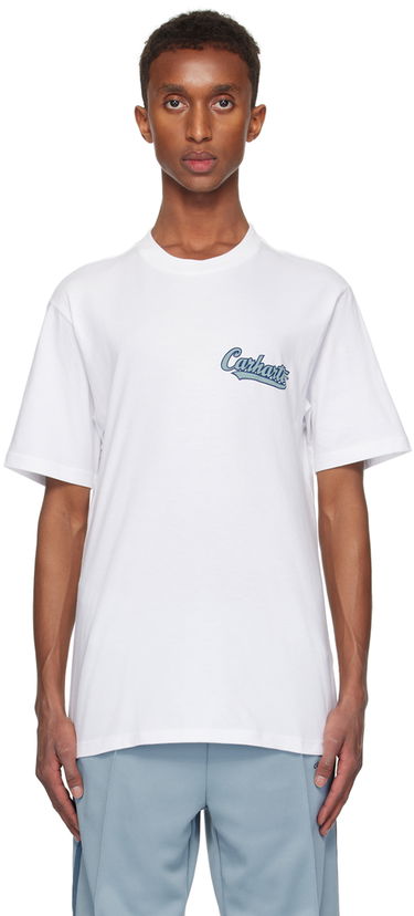 Tričko Carhartt WIP Spill Logo Print T-Shirt Biela | I033950, 0