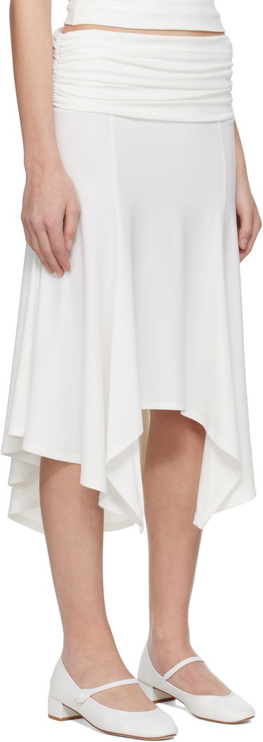 Sukňa GUIZIO Guizio Soffiano High-Low Midi Skirt Červená | S25328K012, 4