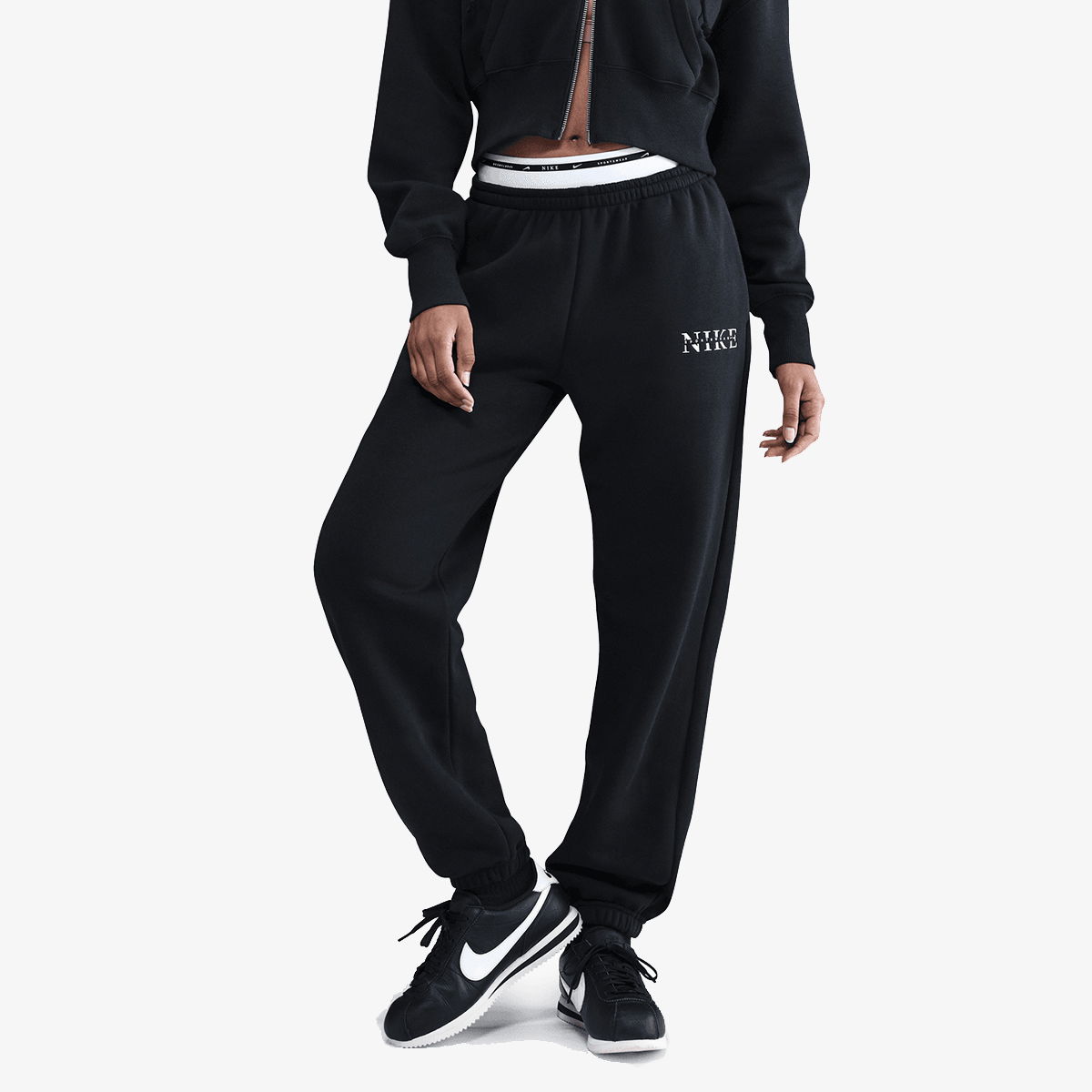 Tepláky Nike Phoenix Fleece High-Rise Pants Čierna | IH4055-010, 0