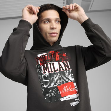 Mikina Puma AC Milan ftblNRGY+ Hoodie Šedá | 779334_11, 1