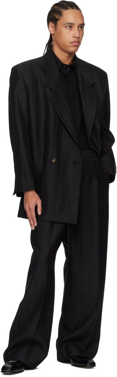 Kabáty Fear of God Fear of God Pinstripe Relaxed Blazer Čierna | FGE260-602TSWV, 3