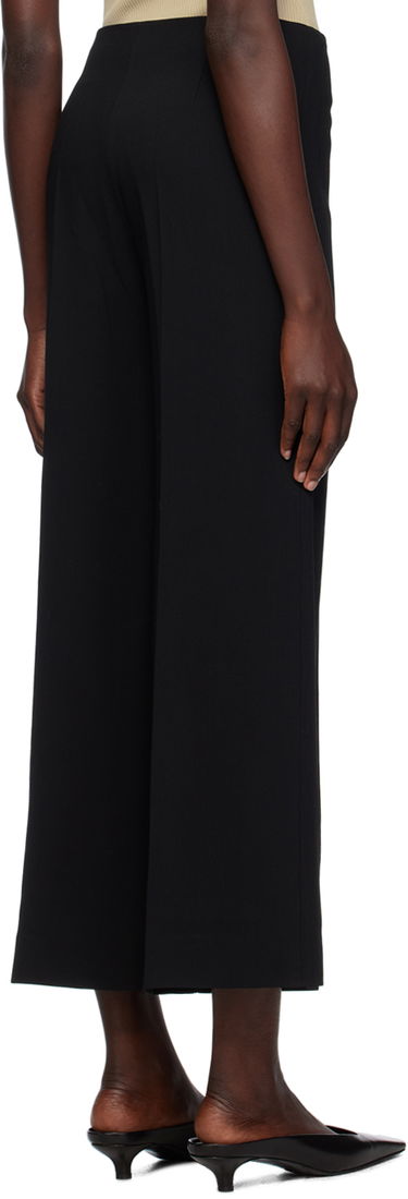 Nohavice TOTEME TOTEME Wide Leg Trousers Čierna | 233-2042-274, 2
