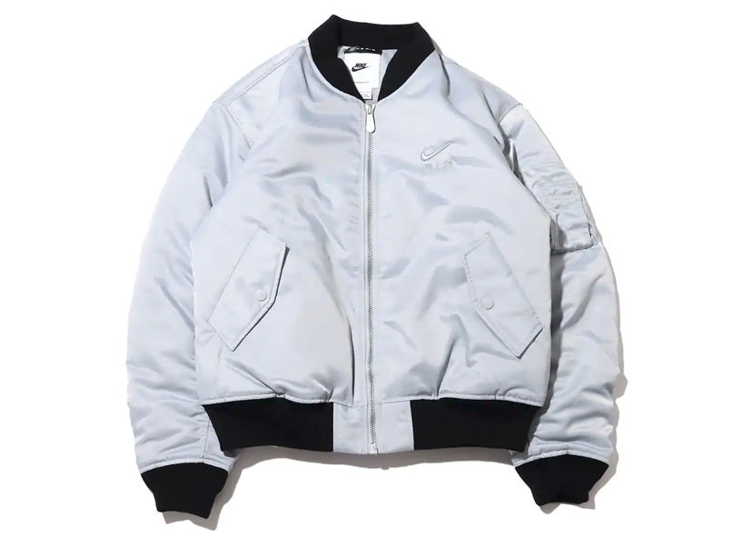 Bomber bunda Nike Sportswear Air Bomber Jacket (Asia Sizing) Wolf Grey Šedá | DV9892-012