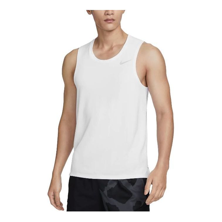 Tielko Nike Dri-Fit Miler Running Vest Biela | DV9322-100, 0