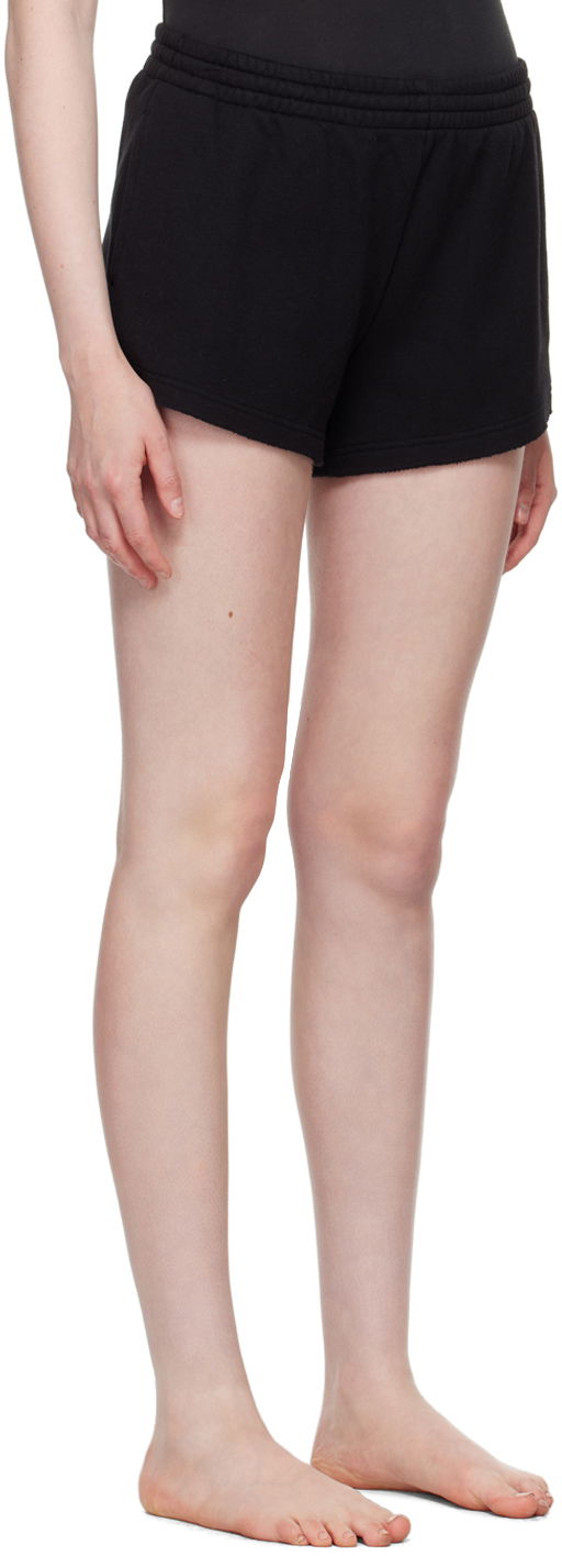 Šortky SKIMS SKIMS Cotton Fleece Shorts Čierna | BO-SHO-5561W, 1