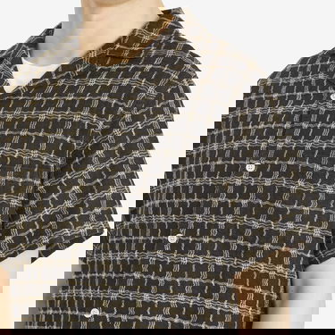 Košeľa Portuguese Flannel Dorne Wavey Check Vacation Shirt Čierna | SS25-033-BLK, 5