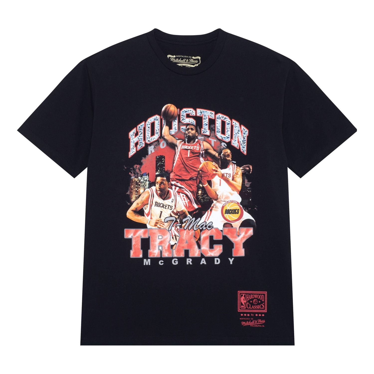 Tričko Mitchell & Ness NBA Houston Rockets 'Tracy McGrady' Concert T-Shirt Čierna | SS23JYCHR-01-BLACK, 0