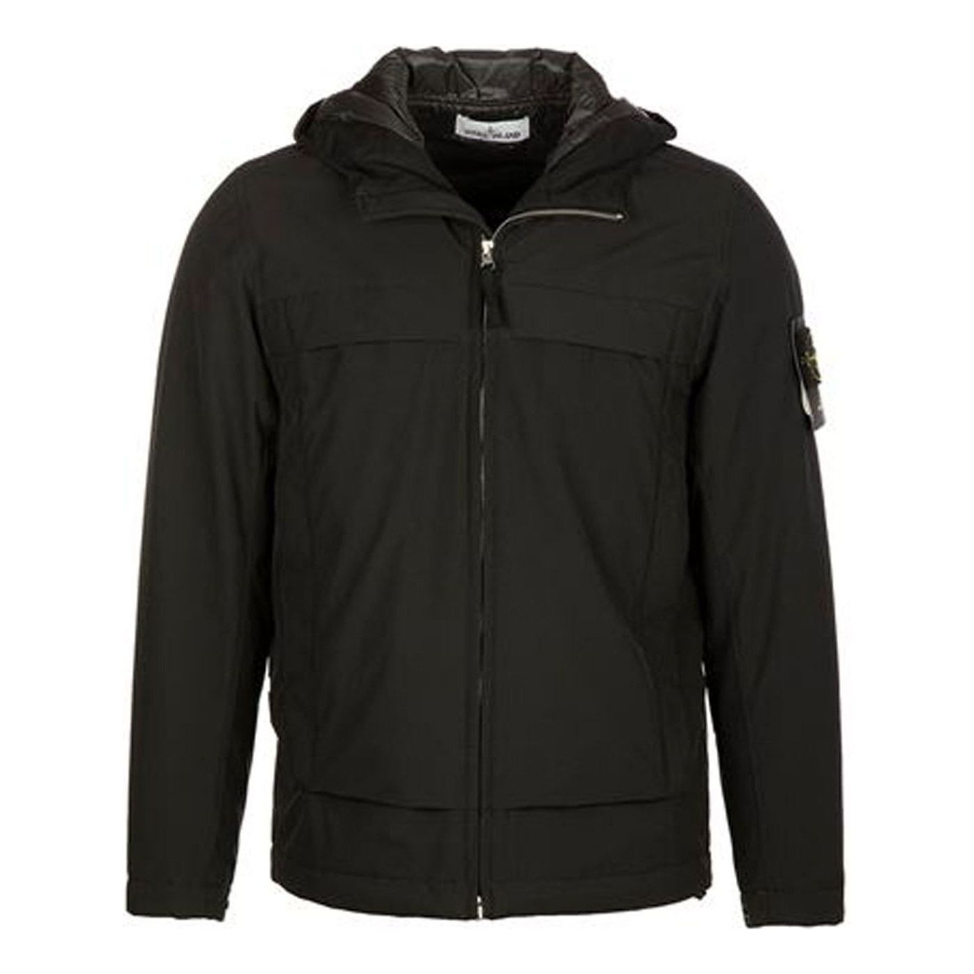 Vetrovka Stone Island Stone Island Panelled Hoody Jacket Čierna | 751541427-V0029, 0