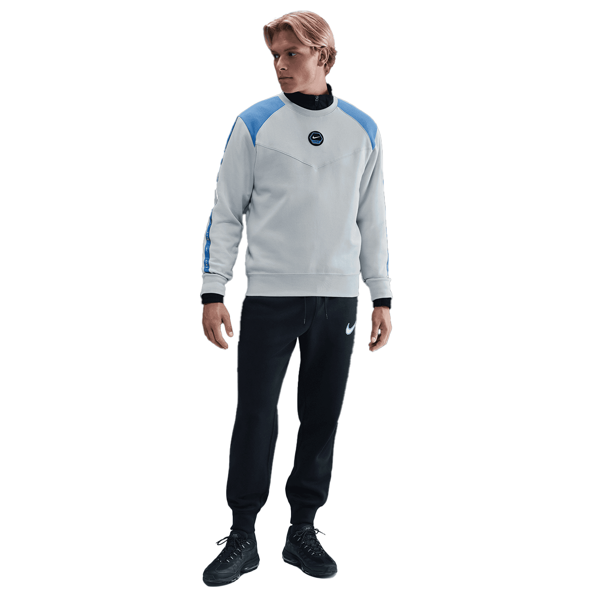 Mikina Nike NSW Fleece Crewneck Sweatshirt Šedá | IH4286-025, 0