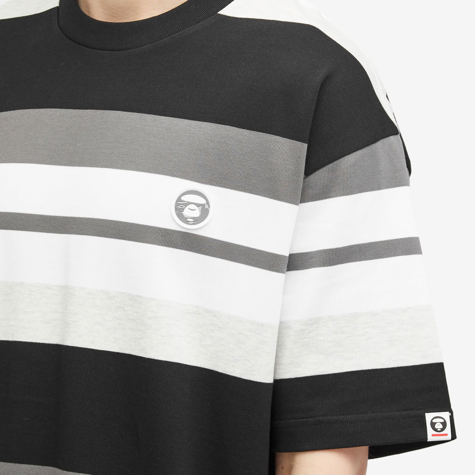 AAPE Blod Stripe Crew Neck T-Shirt