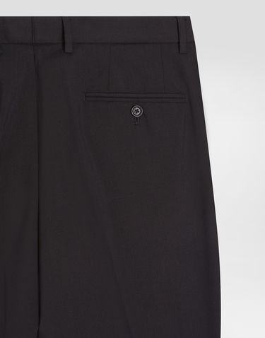 Nohavice Dolce & Gabbana Dolce & Gabbana Wool Canvas Trousers Čierna | GY6UETFUBFTB0665, 3