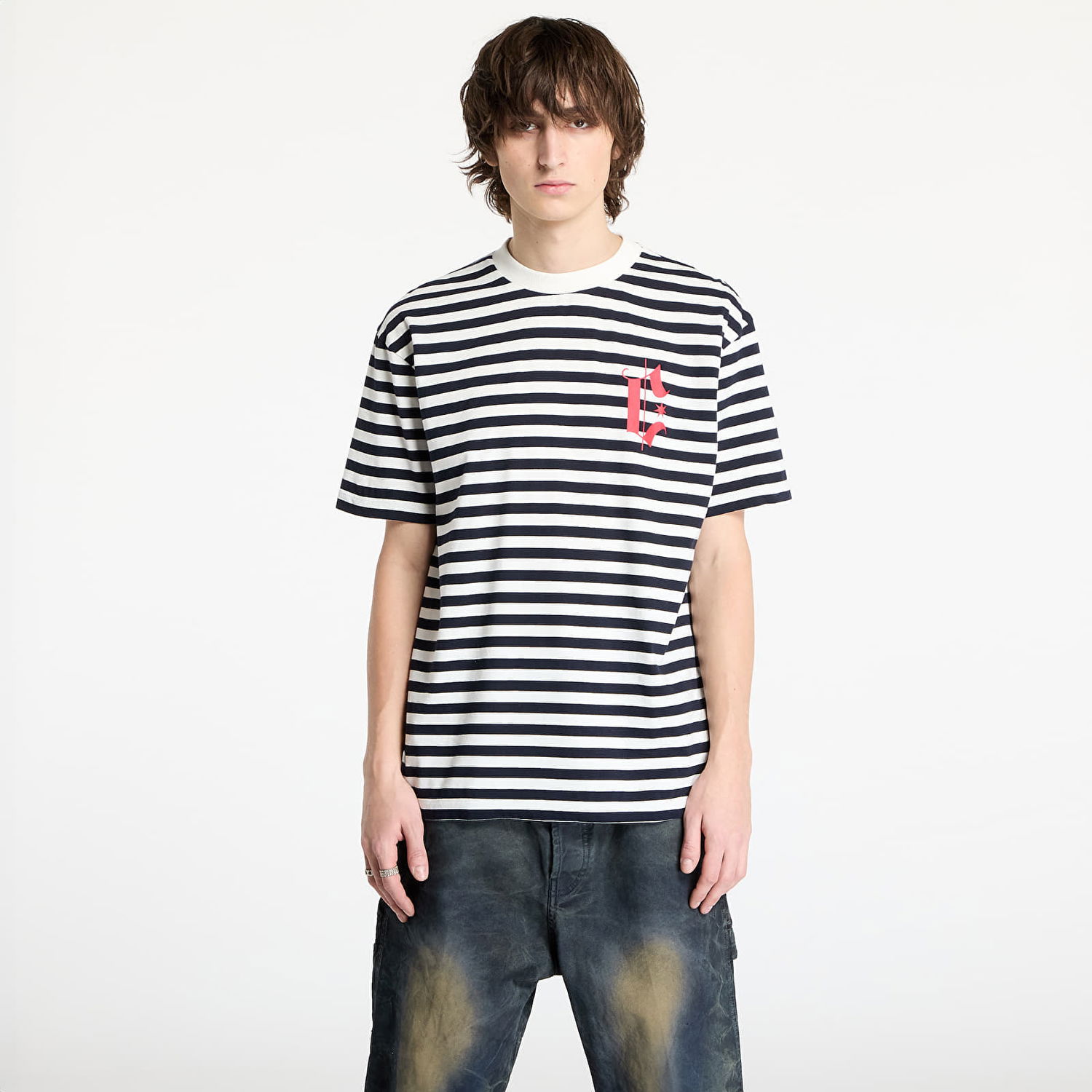 Tričko Marcelo Burlon Marcelo Burlon County Goth Stripe Boxy T-Shirt Rôznofarebný | CMAA05AS25JER0040146, 0