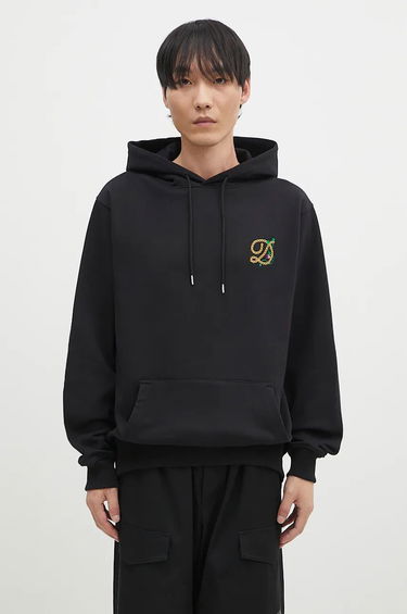 Mikina Drôle de Monsieur Hoodie with Print Čierna | E.HO170.CO127.BL, 0
