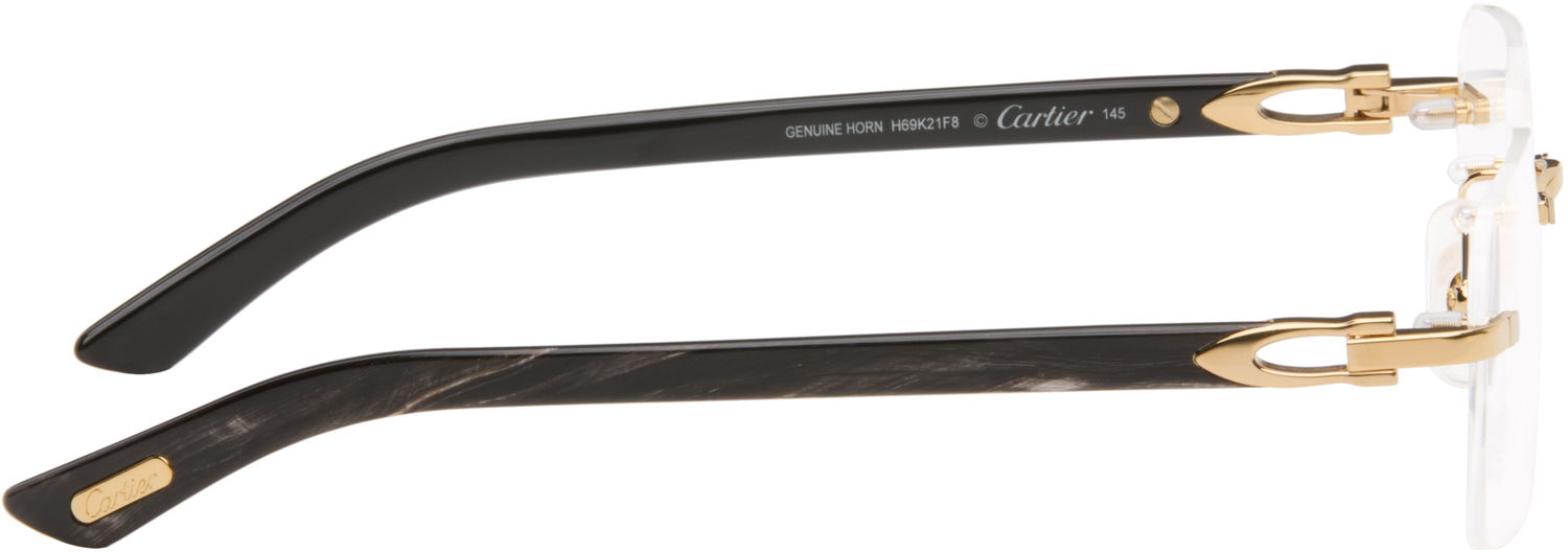 Slnečné okuliare Cartier Rectangular Glasses Čierna | CT0453O-001, 1