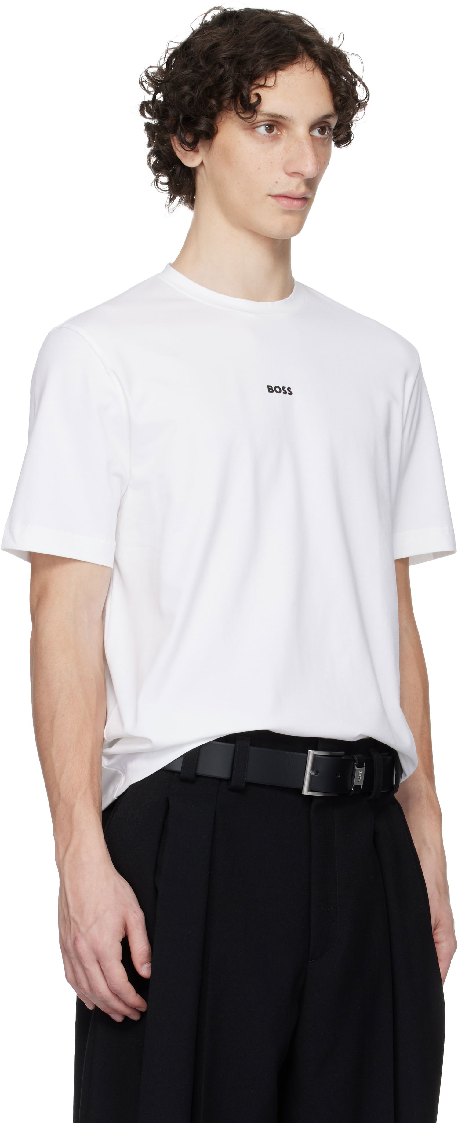 Tričko BOSS Tchup T-Shirt Čierna | 50473278, 1