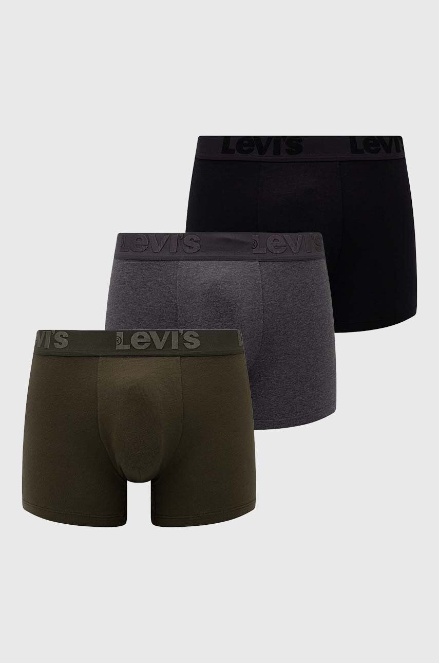 Boxerky Levi's Boxers 3-pack Čierna | 37149.0858, 0