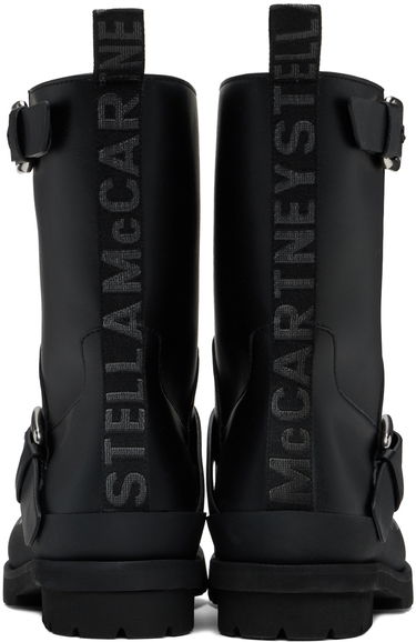 Tenisky a topánky Stella McCartney Buckle-Strap Biker Boots Čierna | 810435AP00P0, 1