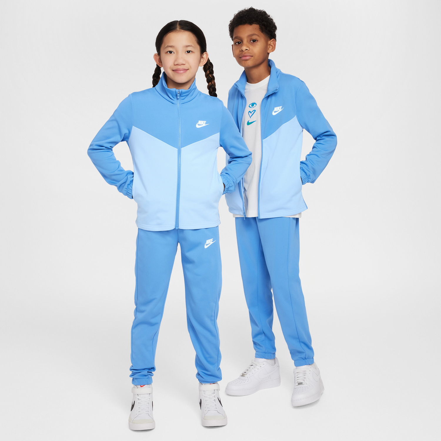 Súprava Nike Nike Sportswear Tracksuit Older Kids Modrá | FD3067-489, 1