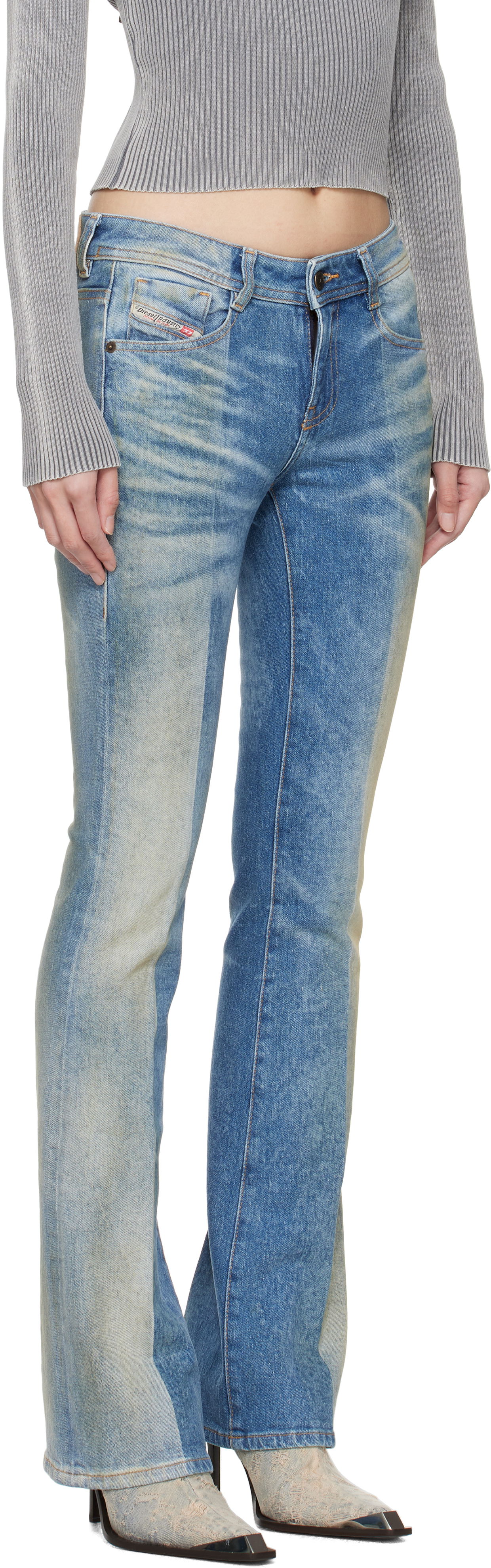 Džínsy Diesel Bootcut Jeans 1969 D-Ebbey Modrá | A16816 007W8, 1