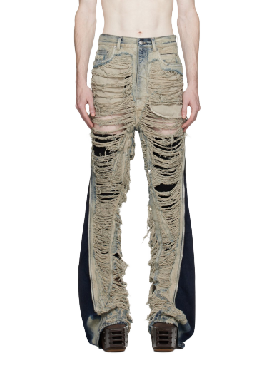 Džínsy Rick Owens Bolan Banana Jeans Zelené | RR02C7313 DMPSH