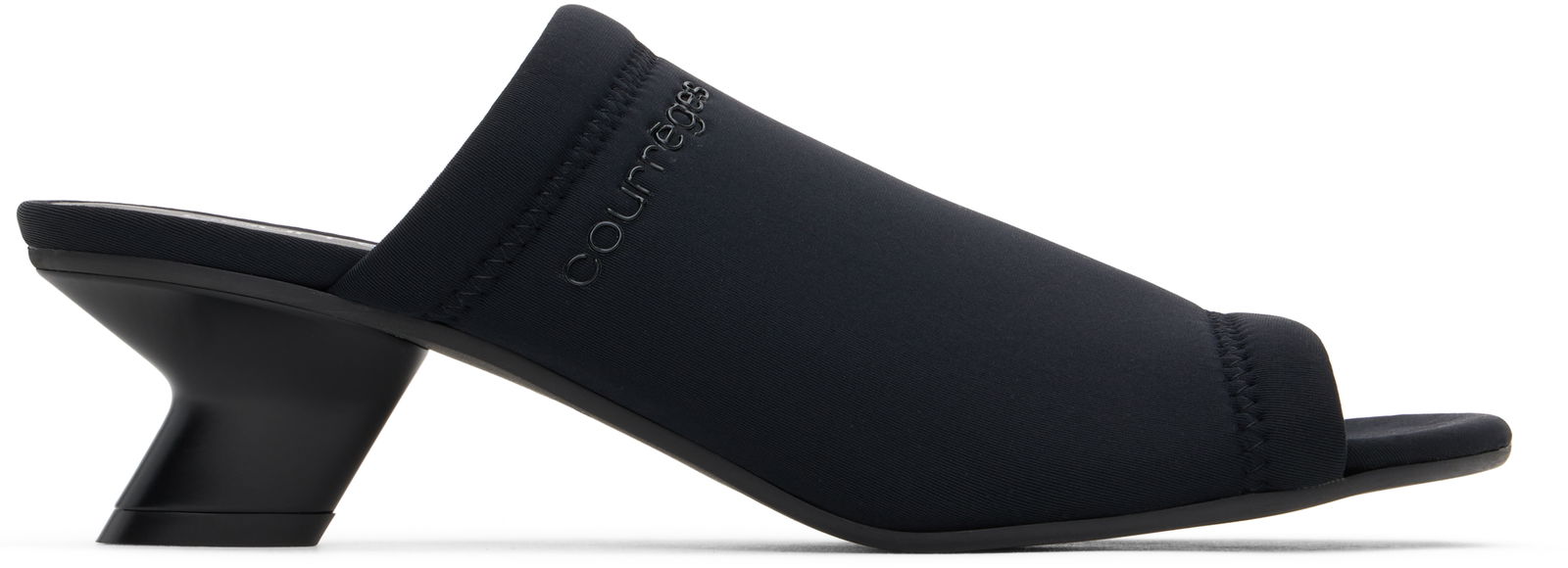 Courrèges Wet Scuba Heeled Mules