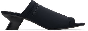 Tenisky a topánky Courrèges Courrèges Wet Scuba Heeled Mules Čierna | 125SSD029NE0006, 0