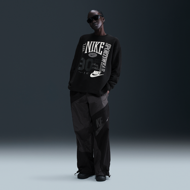 Mikina Nike Sportswear Crewneck Sweatshirt Čierna | HF9491-010, 3