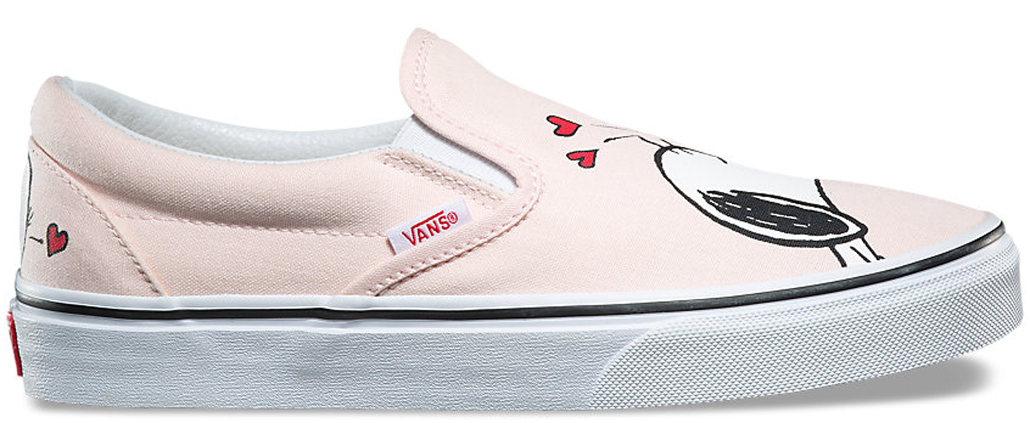 Tenisky a topánky Vans Slip-On Peanuts Smack Ružová | VN0A38F7OQV, 0