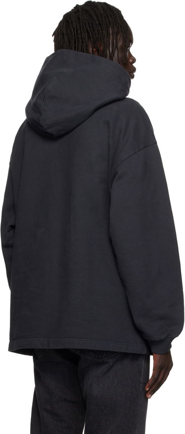 Mikina Acne Studios Black Printed Logo Hoodie Čierna | CI0170-, 2