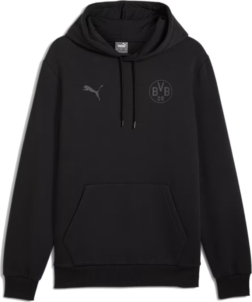 Mikina Puma BVB ESS Hoodie FL Čierna | 775994-10