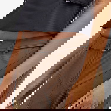 Nohavice Miaou Miaou Casey Panelled Trousers Hnedá | 1047NYLOLV, 5