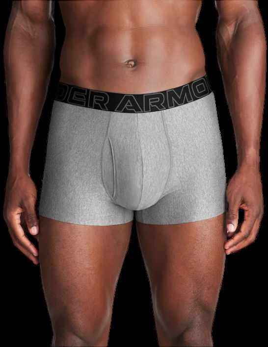 Boxerky Under Armour Performance Tech™ 3" 3P Šedá | 1383882-035