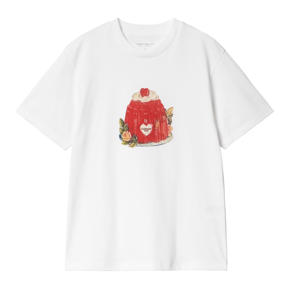 Tričko Carhartt WIP Short Sleeve Pudding Graphic T-Shirt Biela | I034435_4, 0