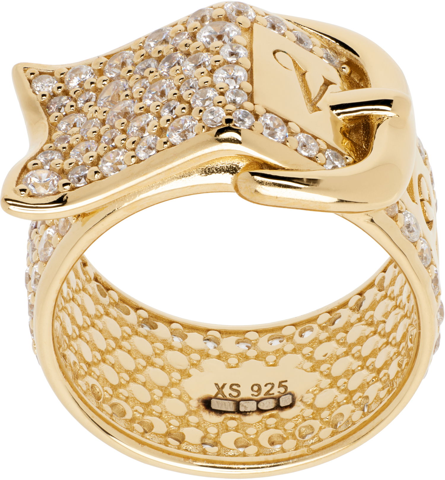 Prsteň Vivienne Westwood Pave Belt Ring Metalická | 64040147-01R102-IM, 0